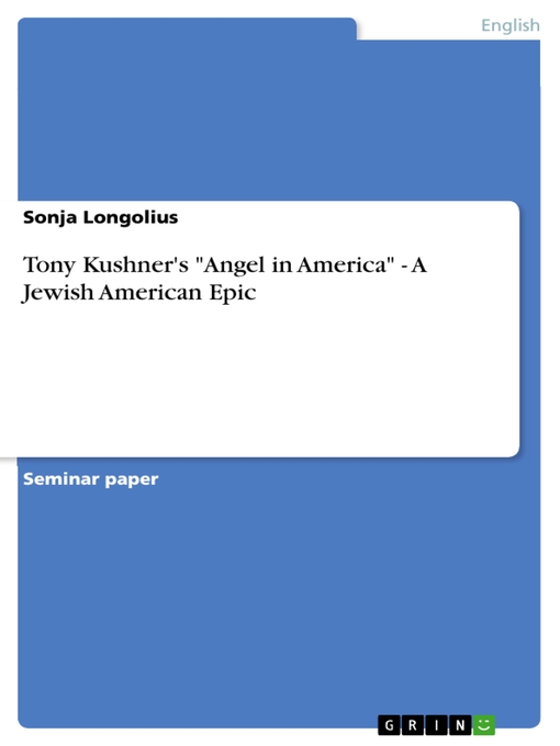 Title details for Tony Kushner's "Angel in America"--A Jewish American Epic by Sonja Longolius - Wait list